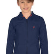 Boys Collared Neck Blue Sweatshirt