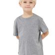 Light Grey Round Neck Half Sleeve Kids Boys T-Shirt