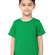 Unisex Boys & Girls Plain Green T-Shirt