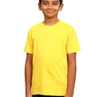 Round Neck Plain Yellow Tshirt for Boys