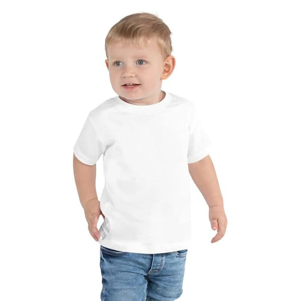 Plain Casual White Cotton kids T-shirts