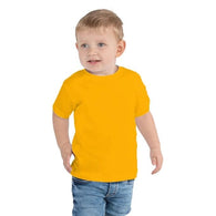 Plain Casual Yellow Cotton kids T-shirts