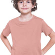 100% Cotton Plain Beige Tshirt for Kids