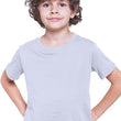 100% Cotton Plain Grey Tshirt for Kids