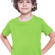 100% Cotton Plain Green Tshirt for Kids