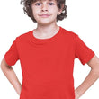 100% Cotton Plain Red Tshirt for Kids