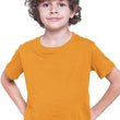 100% Cotton Plain Orange Tshirt for Kids