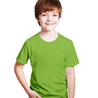 Kids Unisex Round Neck Cotton Green T-Shirt