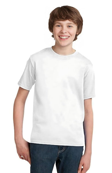 Solid Plain White T- Shirt for Boys