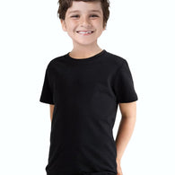 Kids Unisex Black T-Shirt for Baby Boys & Girls