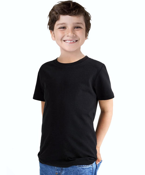 Kids Unisex Black T-Shirt for Baby Boys & Girls