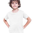 Kids Unisex White T-Shirt for Baby Boys & Girls