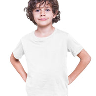 Kids Unisex White T-Shirt for Baby Boys & Girls