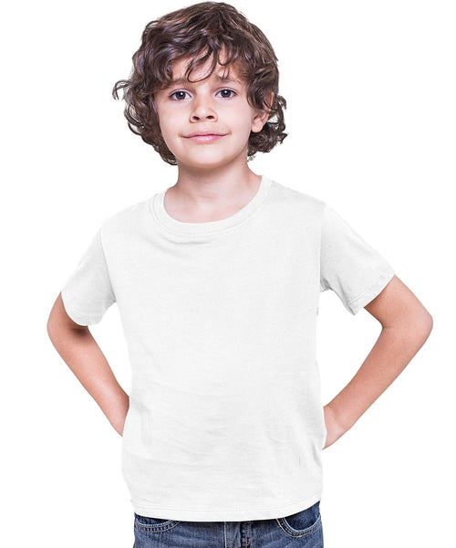 Kids Unisex White T-Shirt for Baby Boys & Girls