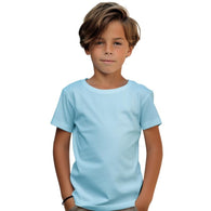 Kids Unisex Sky Blue T-Shirt for Baby Boys & Girls