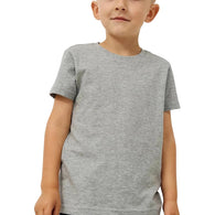 Boys Grey Half Sleeves Cotton T-Shirt