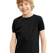 Solid Plain Black Cotton Kids T-Shirt