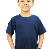 Boys Kids Navy Blue Half Sleeve T-Shirt