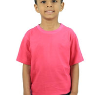 Boys Kids Pink Half Sleeve T-Shirt