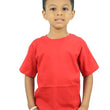 Boys Kids Red Half Sleeve T-Shirt