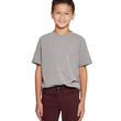 Cliths Boys Plain Light Grey Cotton Tshirt