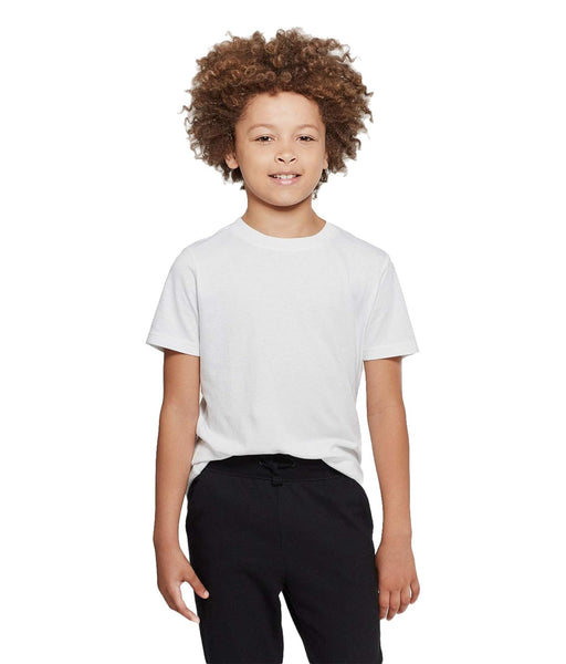 Cliths Boys Plain White Cotton Tshirt