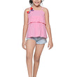 Pretty Stylish Pink Girls Tops & Tunics