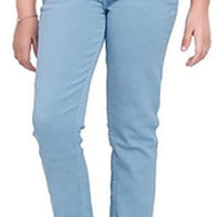 Stylish Blue Stretchable Denim Girls Regular Fit Jeans