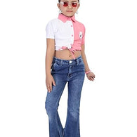 Classy Kids Bell Bottom Blue Denim Jeans