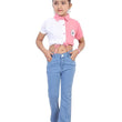 Denim Blue Kids Bell Bottom Jeans