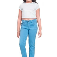 Classy Blue Girls Stretchable Denim Jeans