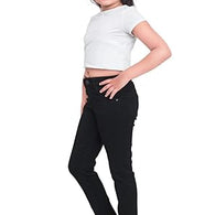 Classic Black Girls Stretchable Denim Jeans