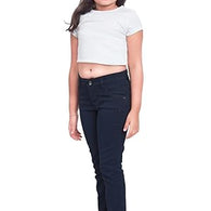 Classy Navy Girls Stretchable Denim Jeans