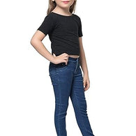 Girls Blue Denim Casual Comfortable Jeans