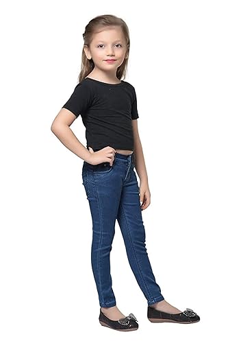 Girls Blue Denim Casual Comfortable Jeans