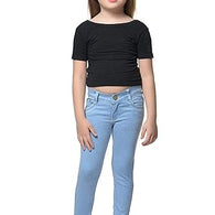 Girls Denim Blue Casual Comfortable Jeans