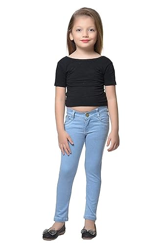 Girls Denim Blue Casual Comfortable Jeans