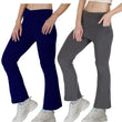 Pk 2 Multi Girls Bootcut Leggings & Yoga Pants