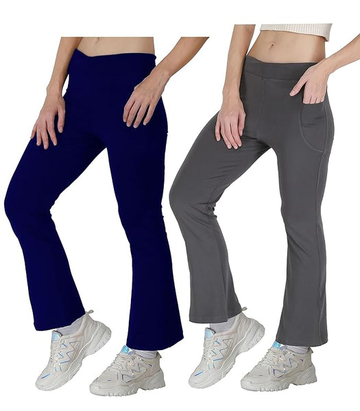 Pk 2 Multi Girls Bootcut Leggings & Yoga Pants