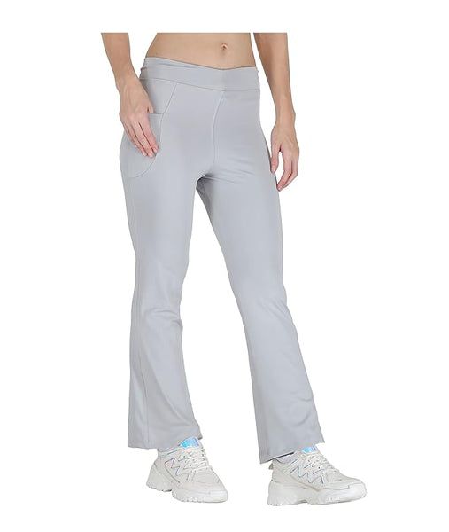 Classy Grey Girls Bootcut Leggings & Yoga Pants