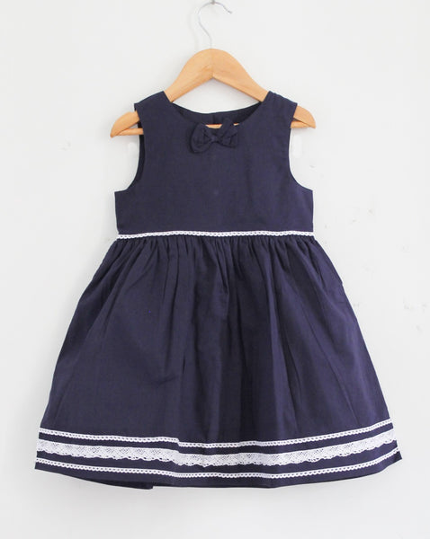 Best Navy Girls Summer Frocks