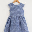 Classic Blue Net Girls Summer Frocks