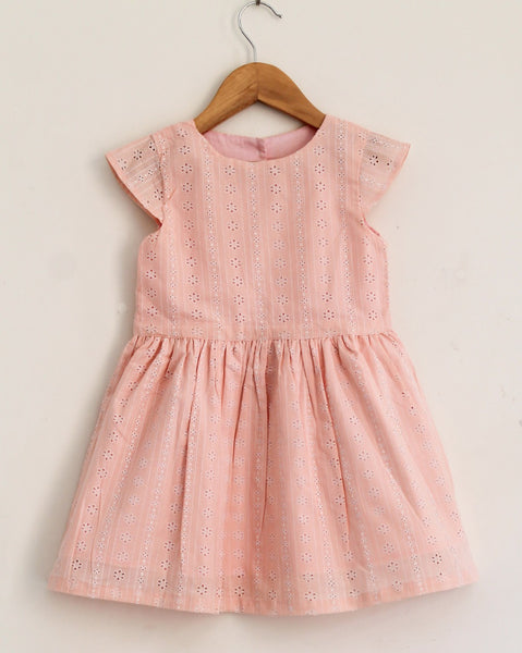 Best Pink Girls Summer Frocks