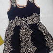 Black Printed Kids Dress