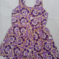 Classy Purple Printed Kids Dress