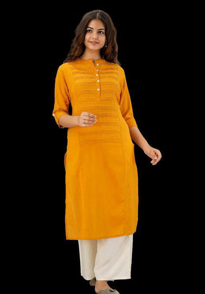 Abhisarika Fabulous Yellow Women Kurta Sets