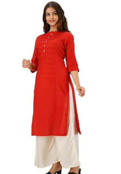 Abhisarika Fabulous Red Women Kurta Sets