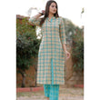 Aagyeyi Classy Check Printed Women Kurta Sets