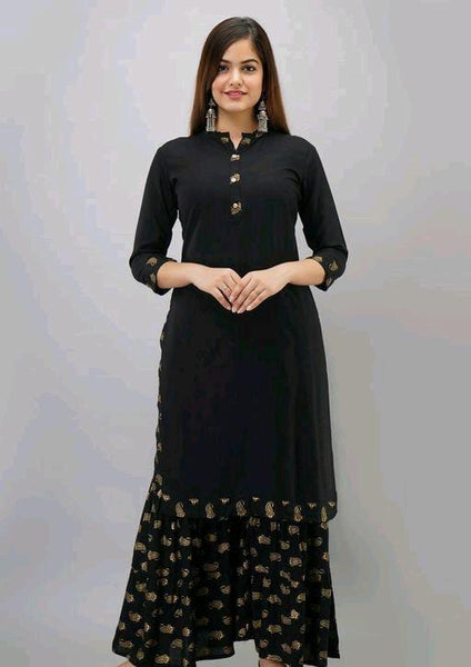 Alisha Fabulous Black Women Kurta Sets