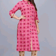 Chitrarekha Voguish Pink Women Kurta Sets